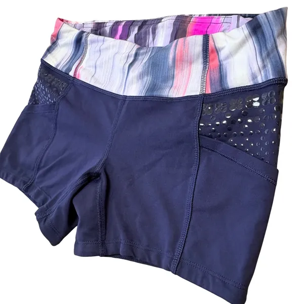 Lululemon Run Shorty Short Women 6‎ Abstract Print 3.5 Running Yoga Gorpcore - Image 2