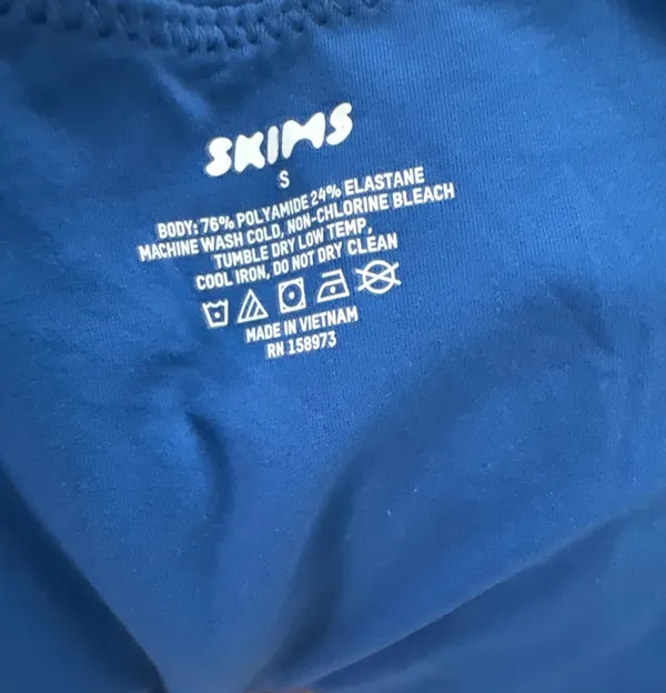 SKIMS Bodysuit Blue - Image 2