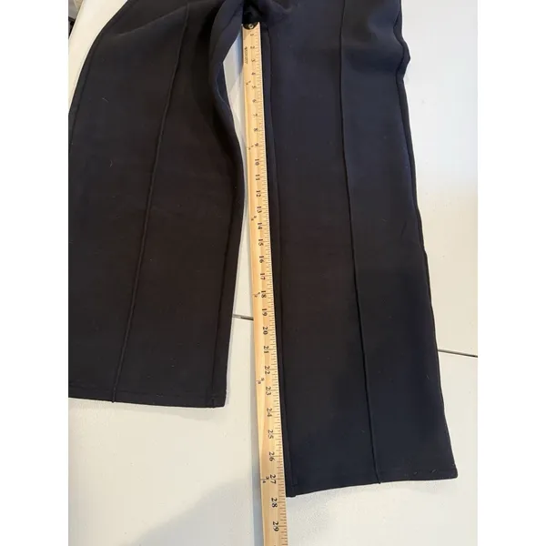 NEW OGL Pants Small Black Wide Leg Stretch Office Minimal Quiet Luxury Travel - Image 5