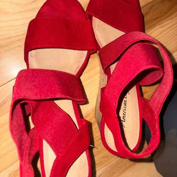 American Eagle by Payless Red Women's Sandals - Image 2