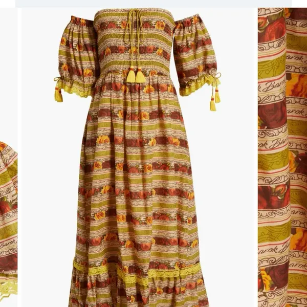 NWT Anthropology Barok‎ Paris Puff Sleeve Dress size Small $199 - Image 5