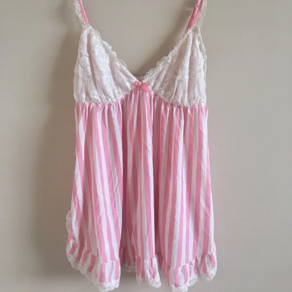 Victoria’s Secret coquette Signature Stripe Babydoll Top - Image 2