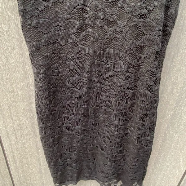 Black Lace‎ Mini Dress Black - Image 3