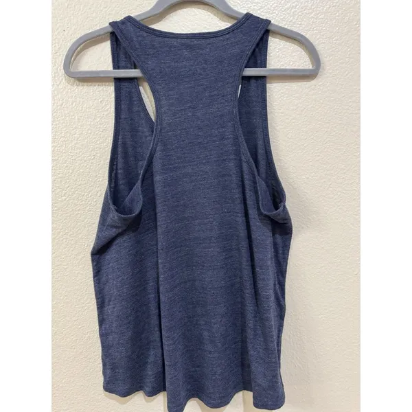 Dallas Cowboys Women's "Sonya" Tank Top - Size Large - Navy Blue Heather - Image 2