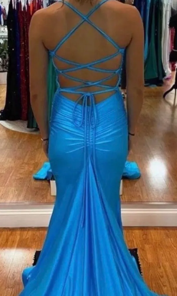 Elegant Blue Evening/ Prom Dress - Image 2