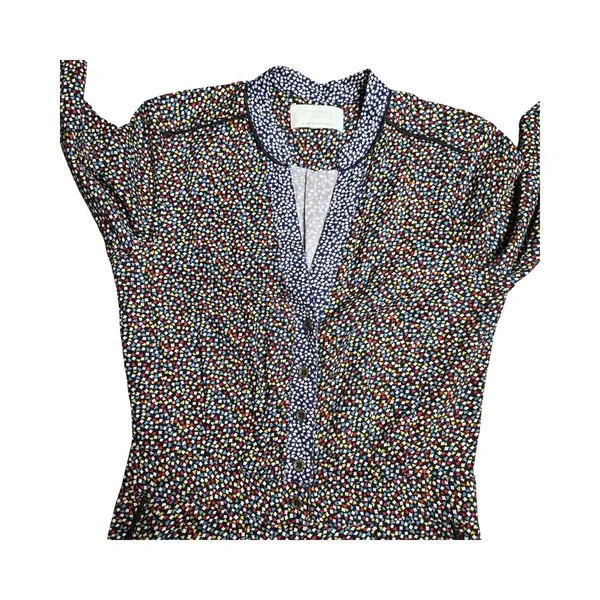 Anthropologie ETT:TWA Women's Christine Jumpsuit Multicolored Print SMALL - Image 4
