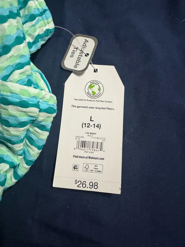 Walmart Striped swimsuit - Image 2