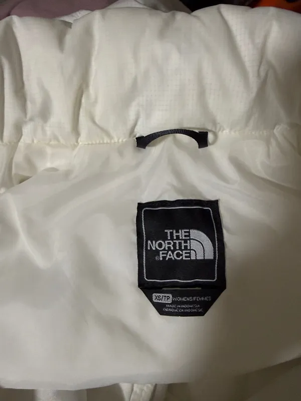 The North Face Thermoball‎ Eco Puffer Vest Womens XS White Quilted Full Zip - Image 3