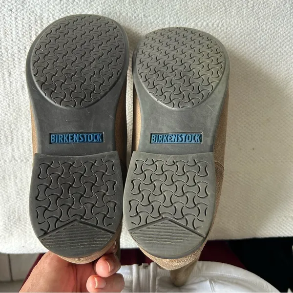 Birkenstock Tan Suede Boots - Image 5