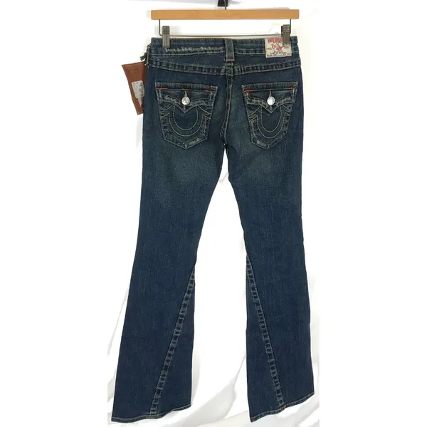 NWT Womens Size 27 27x34 True Religion Joey Classic Five-Pocket Flare Jeans - Image 4