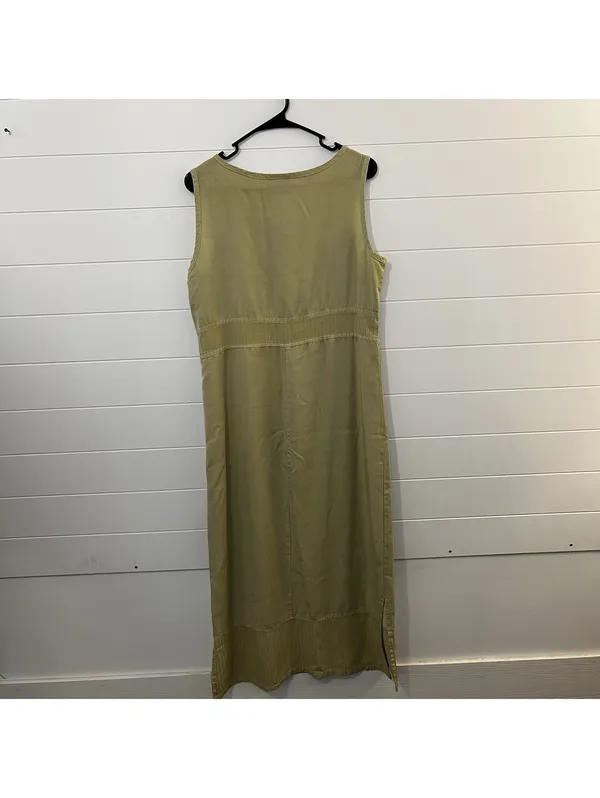 Women’s Vintage Dressing Clio Long Sleeveless Dress Medium Flowy Beach Travel - Image 8