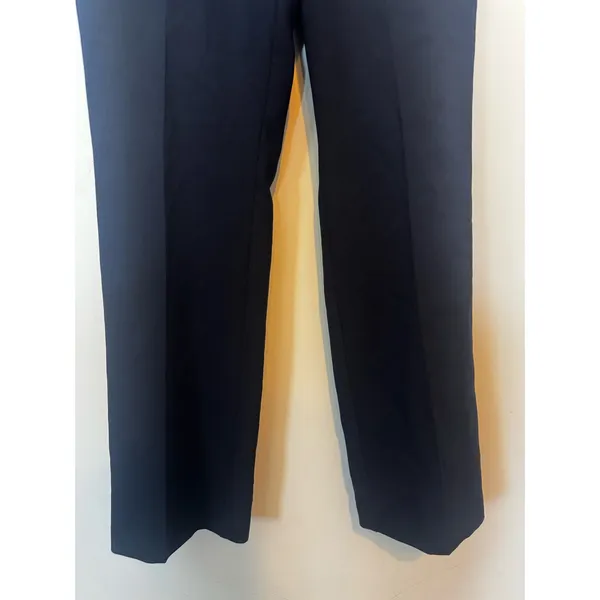 NWT Ann Taylor Factory 8 Navy Blue Dress Pants Flat Front Trousers Stretch Work - Image 3
