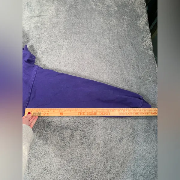 Fabletics Purple Quarter-Zip Sweatshirt large - Image 12