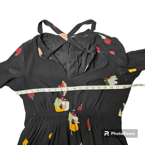 Madewell‎ Tie-Neck Floral Dress - Image 3