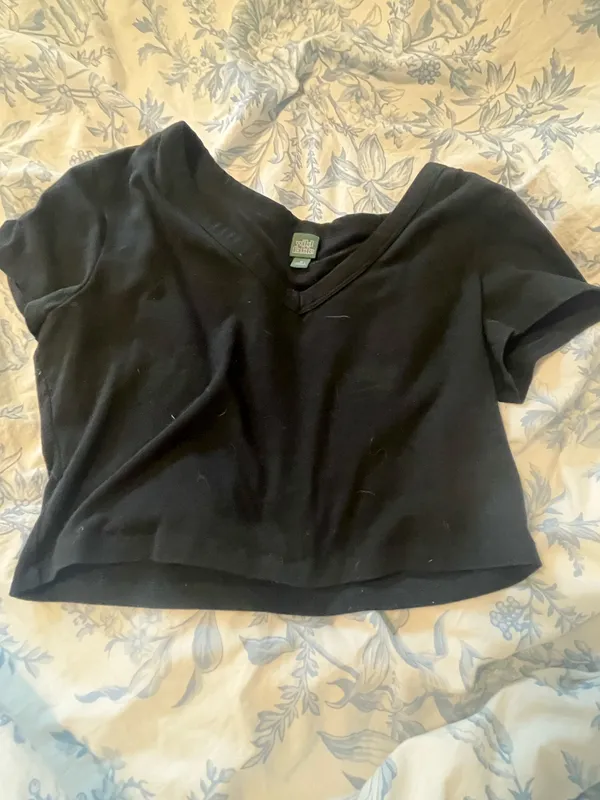 Wild Fable Crop Top Black - Image 3