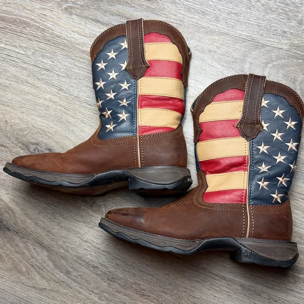 Durango Lady Rebel American Flag Western Boots – Size Women’s 7 - Image 5