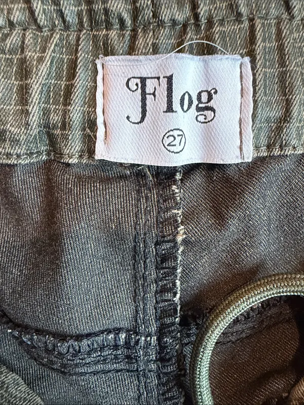 BEVY FLOG shely pants Green Size 27 - Image 4