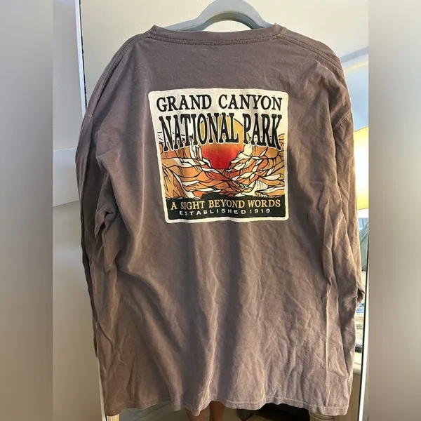 NEW Blue84 Long Sleeve Resort Wear Grand Canyon 100% Ringspun Cotton Tshirt XL - Image 2