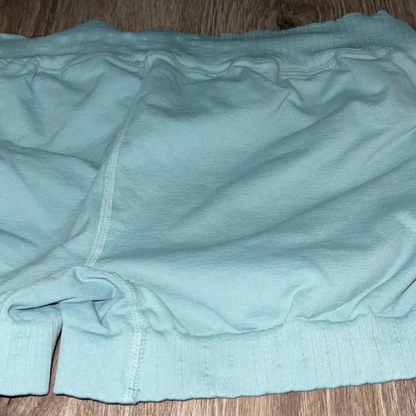 Free People Movement Good Karma Light Blue Short Shorts Size Extra Large - Image 8