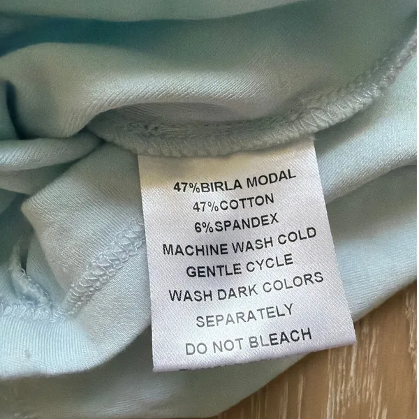 Sunny De Mini Baby Tee Size XS Light Blue - Image 5