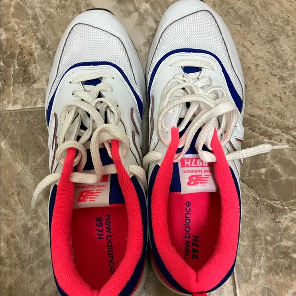 New Balance 997H Sneakers white pink and blue color - Image 6
