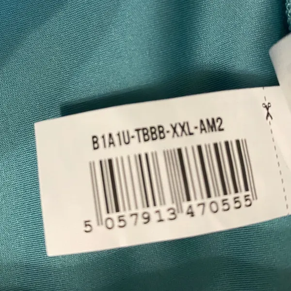 Gymshark Training High Waisted‎ Cropped Capri Leggings Teal Blue XXL B1A1U - Image 5