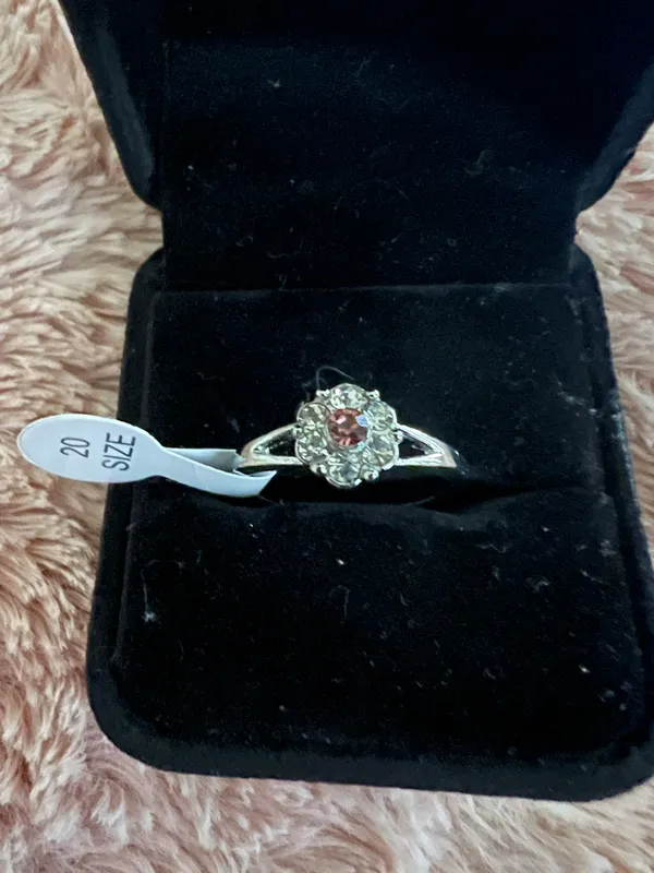 Women’s Gorgeous Sterling Silver Ring Size 20/10 US - Image 2