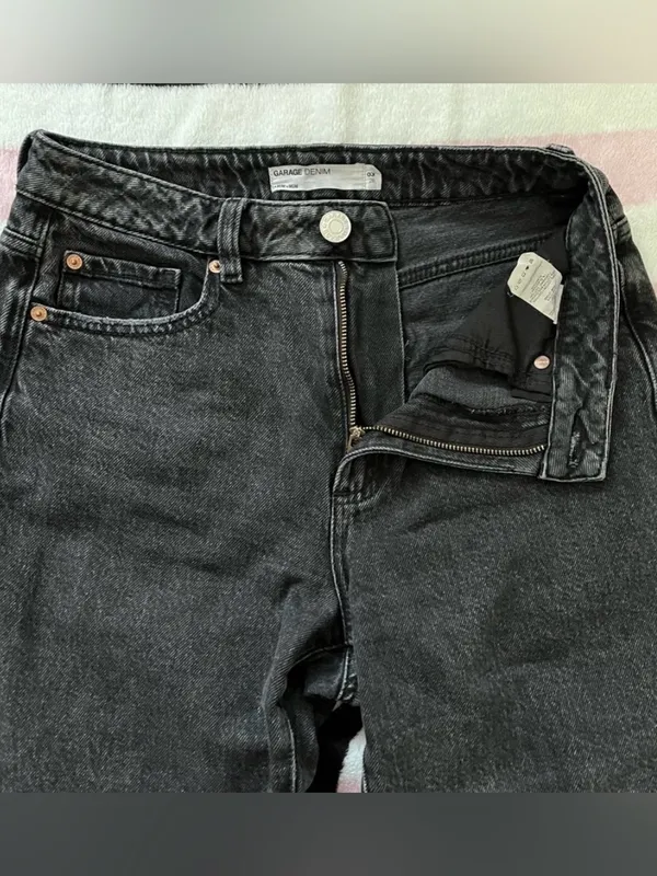 Garage Black Mom Jeans Size 3 waist 26 Grunge Y2K - Image 5