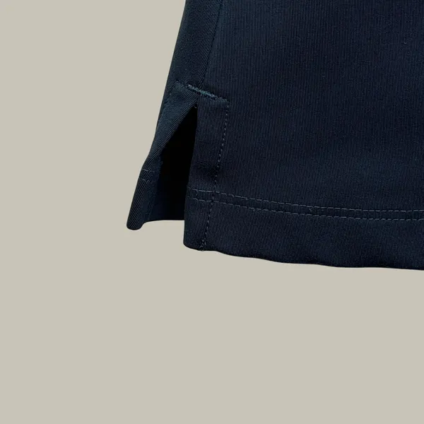 Girlfriend Collective Skort Tennis Skirt Women Medium Midnight Blue Side Slits‎ - Image 4