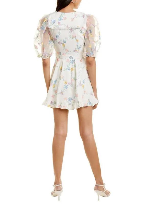 For Love & Lemons Marjorie Mini Dress Size Small - Image 4