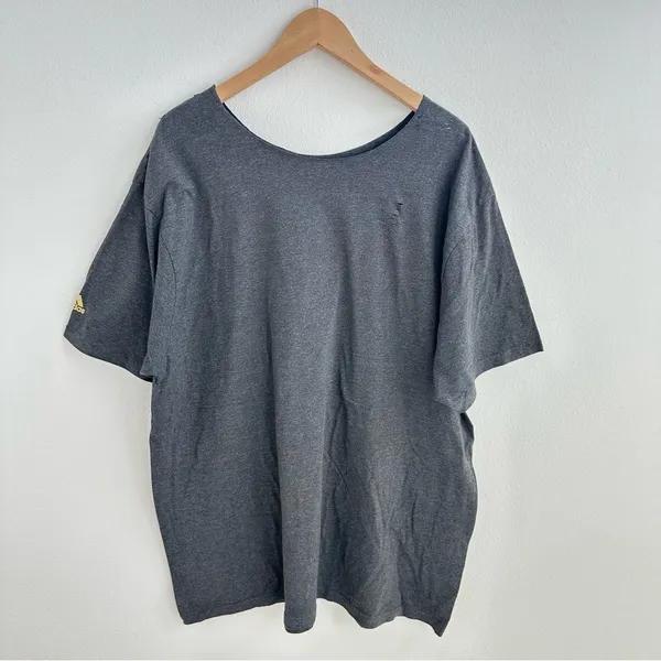 Adidas UCLA Bruins Gray Off the Shoulder T-shirt - Image 7