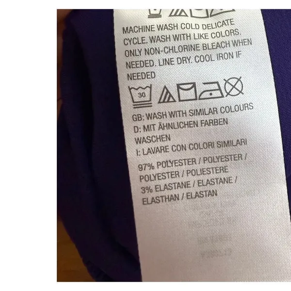 Jason Wu Purple Satin Tiered Skirt Sz. XL - Image 7