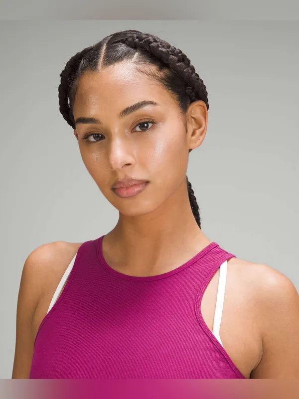 Lululemon Modal Silk Twist-Back Yoga Tank Top – Magenta Purple – 6 - Image 5