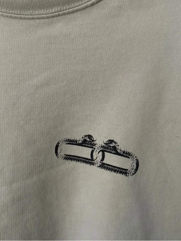 Anine Bing Abandon Self Doubt Snake Link Sweatshirt - S - Image 4