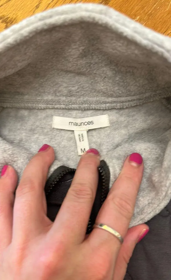 Maurice’s Gray Half Zip - Image 3