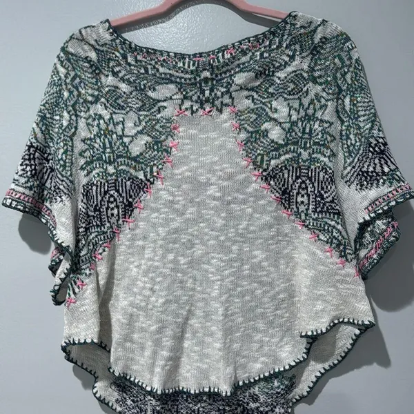 Free People Mayan Starburst Top Boho Romantic Festival Summer Sexy Size Small - Image 8