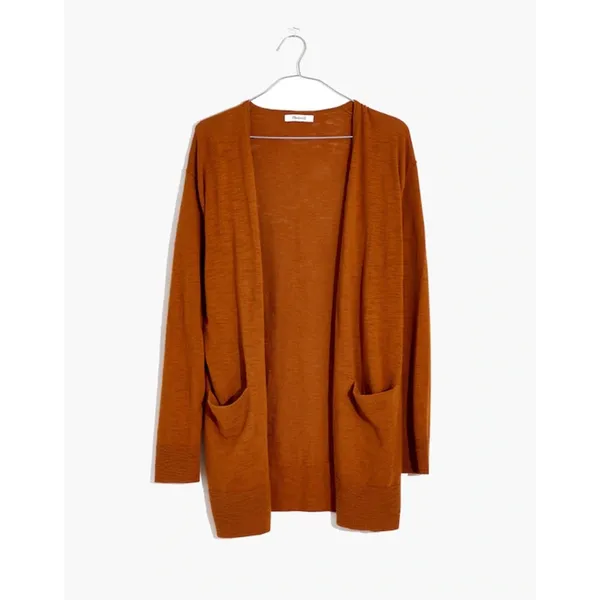 Madewell Summer Ryder Cardigan Size M (runs big) Golden Pecan - Image 2