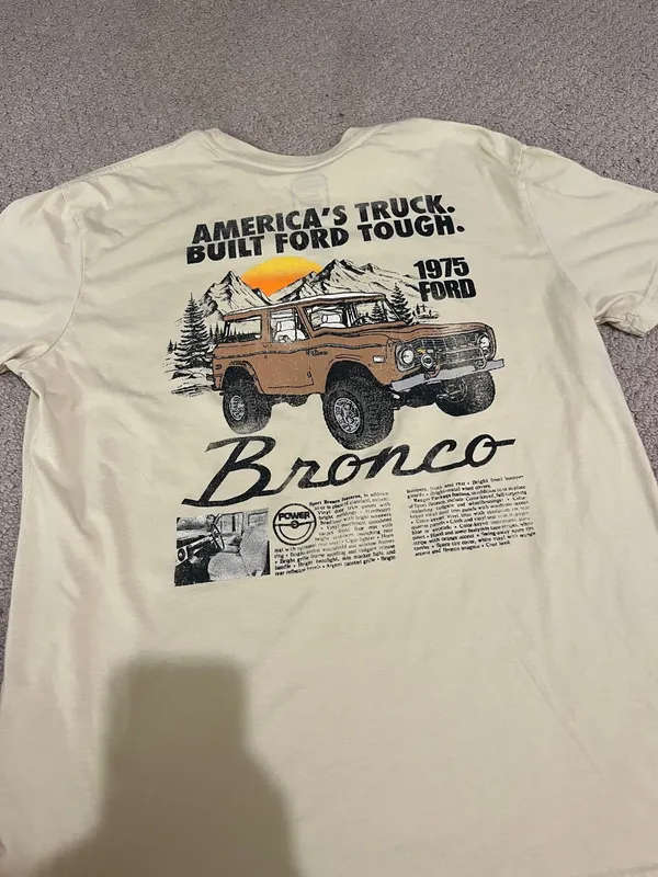 Ford Bronco Graphic Ter Yellow Size L - Image 4