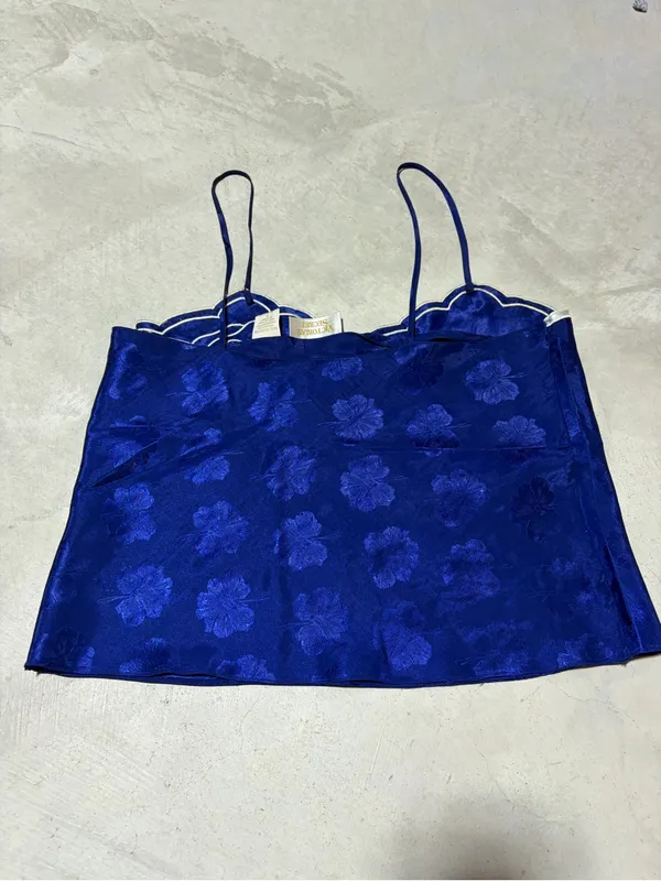 Victoria’s Secret gold label vintage Floral Camisole with White Appliqué small - Image 10