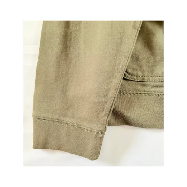 Lauren Ralph Lauren Jeans Co Womens XL Olive Green Full Zip Cotton Sweatshirt - Image 6
