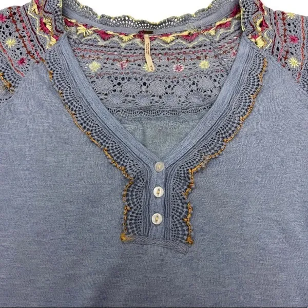 Free People Siesta Fiesta Pullover Blouse - Image 5