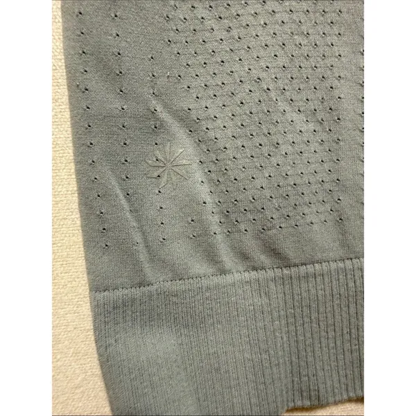 Athleta Charcoal Grey Perforated Athletic Tank - Image 3