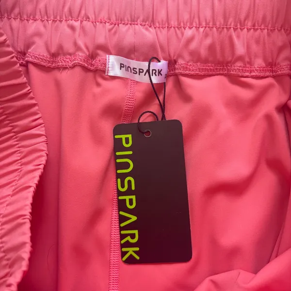 Pinspark Womens Pink Athletic Skort Smocked Waist Tennis Golf Skirt 2XL Golfcore - Image 8