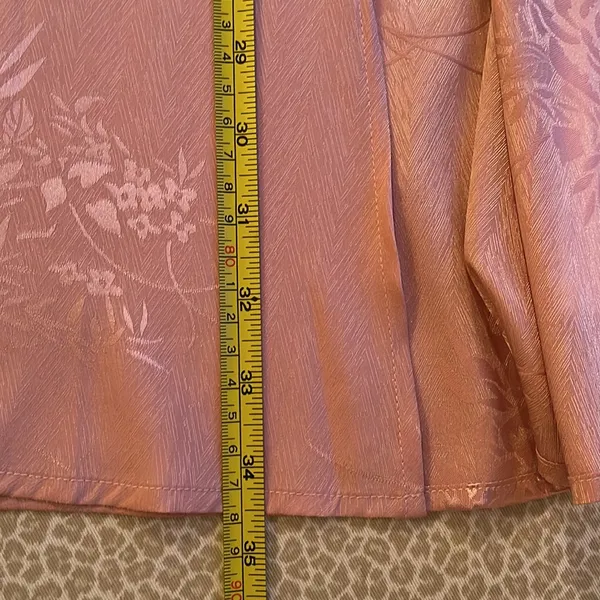 NWT fab’rik Pink Dallas Floral Slit Midi Skirt size S - Image 10