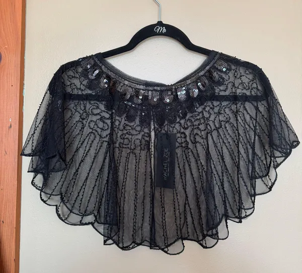 Rachel Zoe Beaded Shawl - Image 3