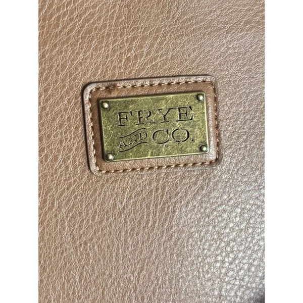 Frye Tote Bag Vegan Leather Camel Brown Large Oversized Carryall Faux Leather - Image 10