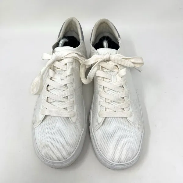 Greats Brooklyn The Royale Knit 2.0 White Grey Low Top Sneakers Women's Size‎ 10 - Image 5