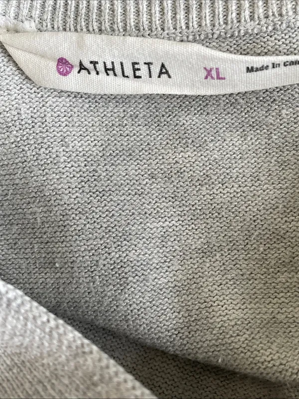 Athleta Intent Cap Sleeve Sweater Tunic/Dress in Heathered Grey - Image 5