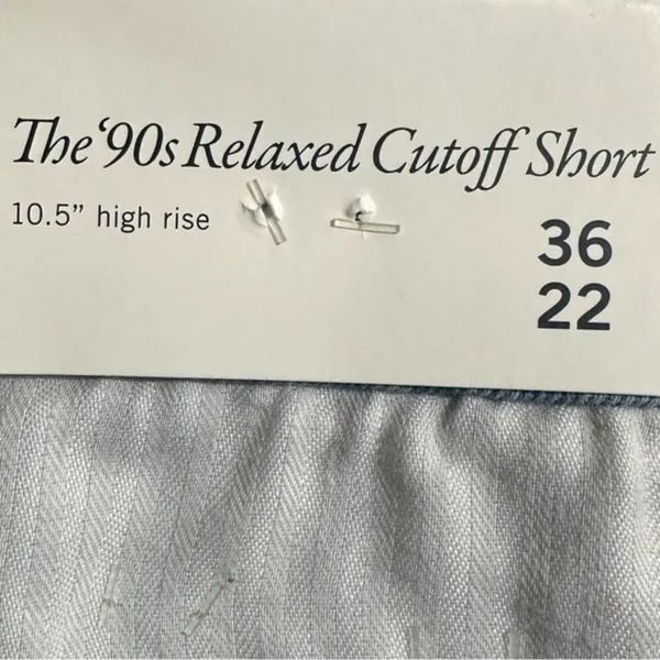 Abercrombie & Fitch 90s Relaxed Cutoff Denim Shorts Size 36/ 22 - Image 8