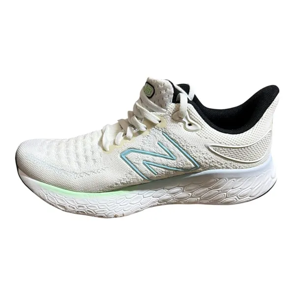 Women's New Balance Fresh Foam X 1080v12 White Beach Blue Green Aura - Image 2